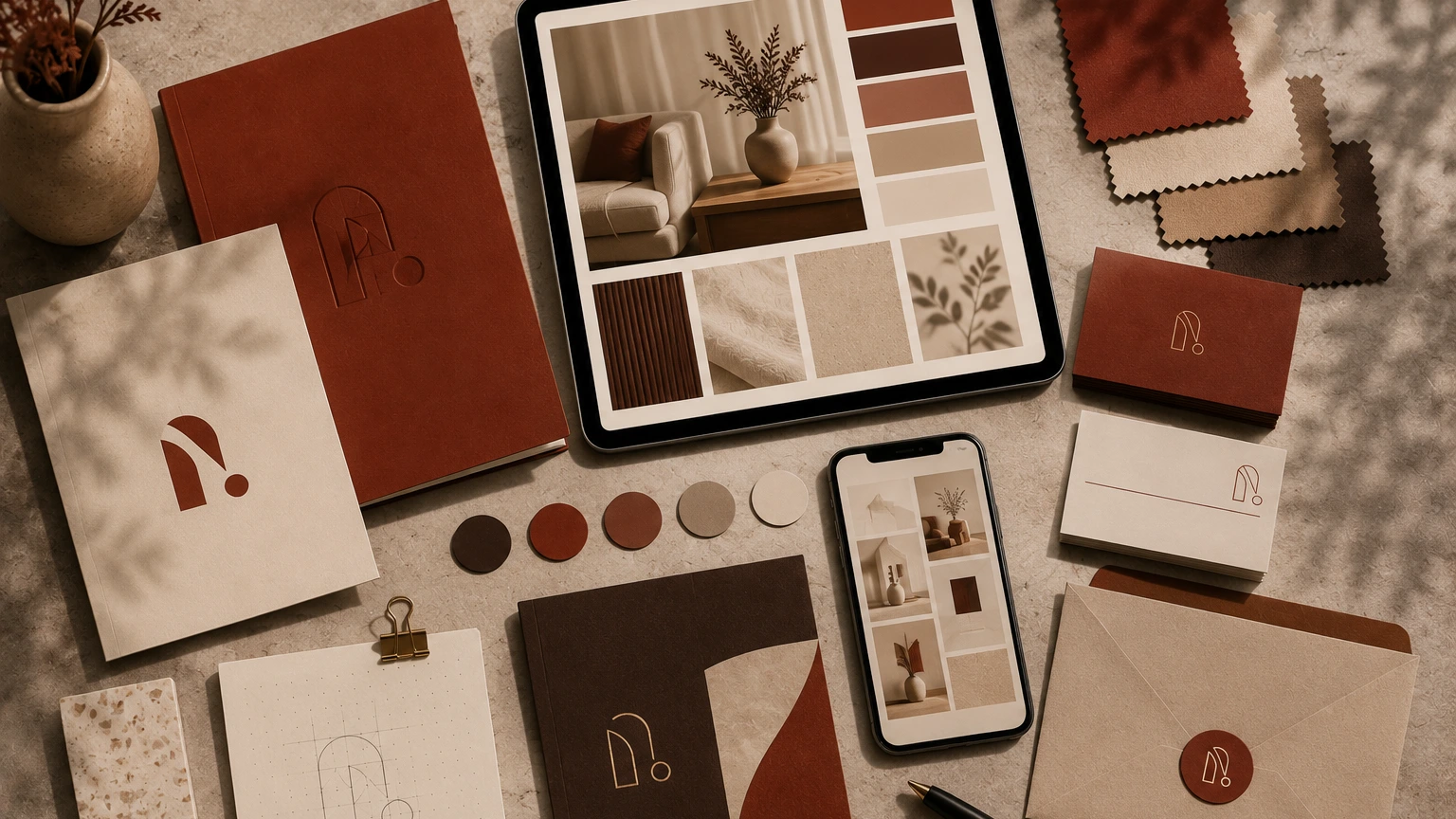 Branding - Creating a logo and brand identity for a client.
