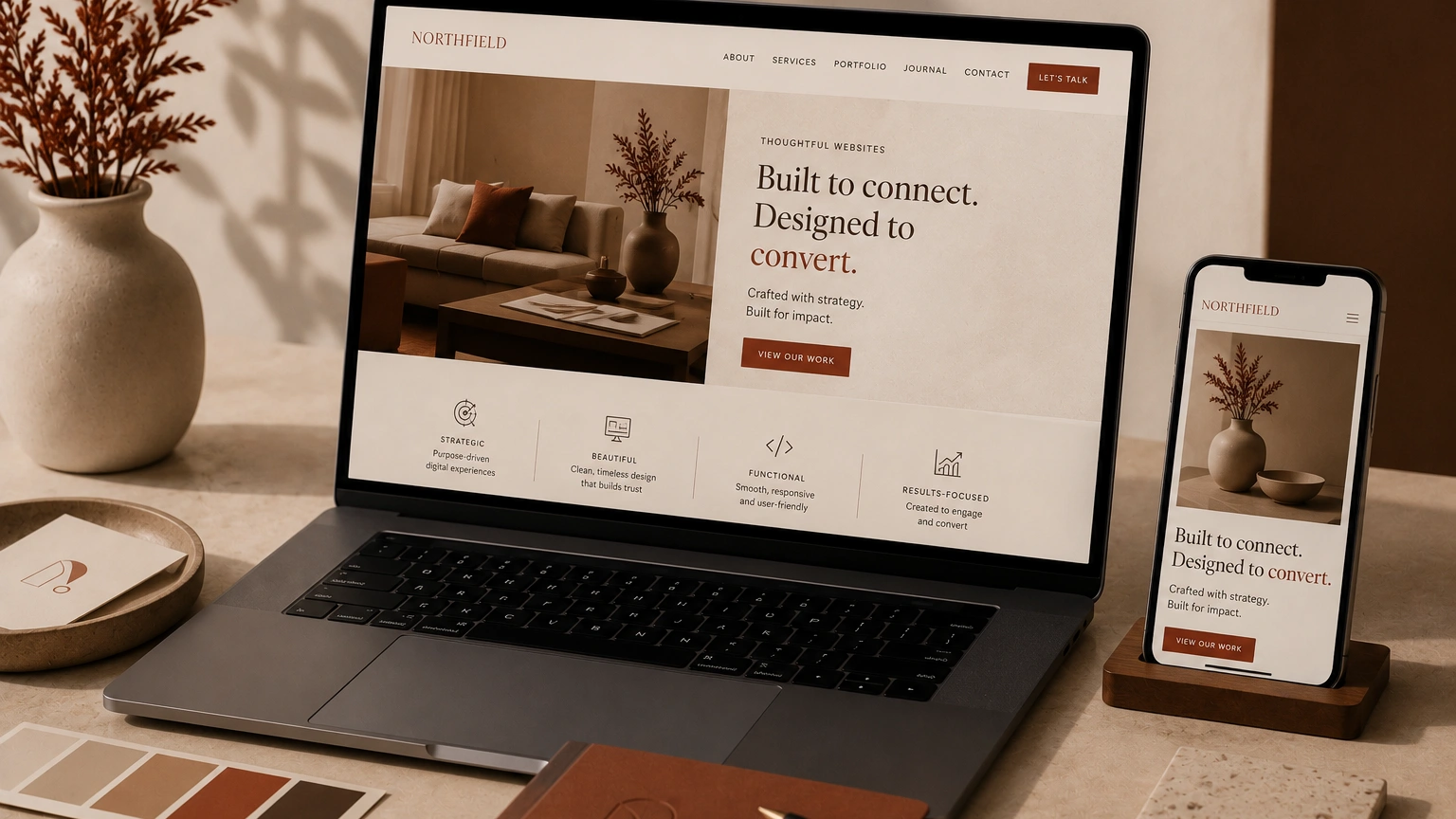 Website Design & Development - Creating a modern, responsive website for a client.